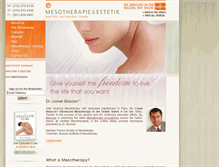 Tablet Screenshot of mesotherapy.com